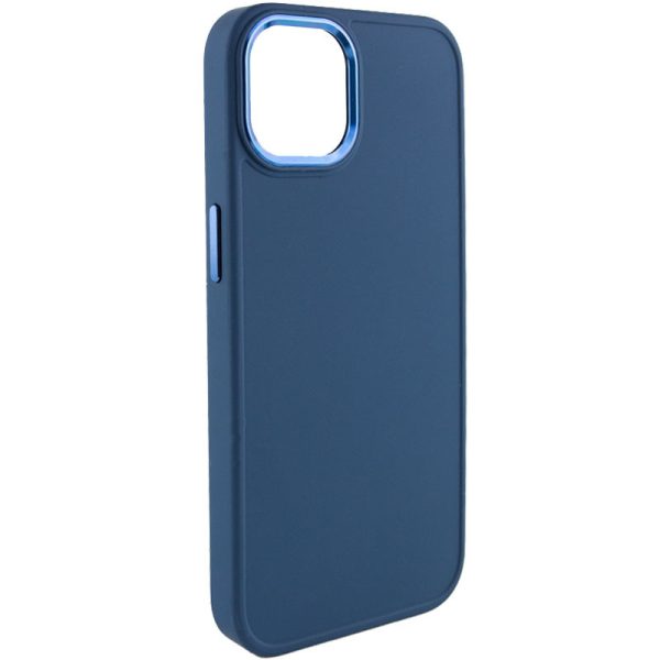 Чохол для iPhone 13 Синій Bonbon Metal Style