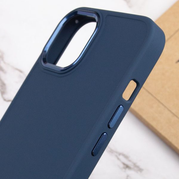 Чохол для iPhone 13 Синій Bonbon Metal Style - Зображення 5
