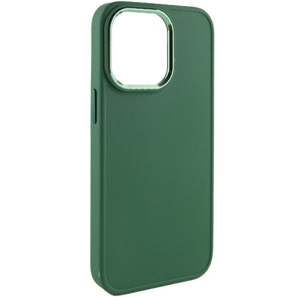 Чохол для iPhone 13 Pro Зелений Bonbon Metal Style