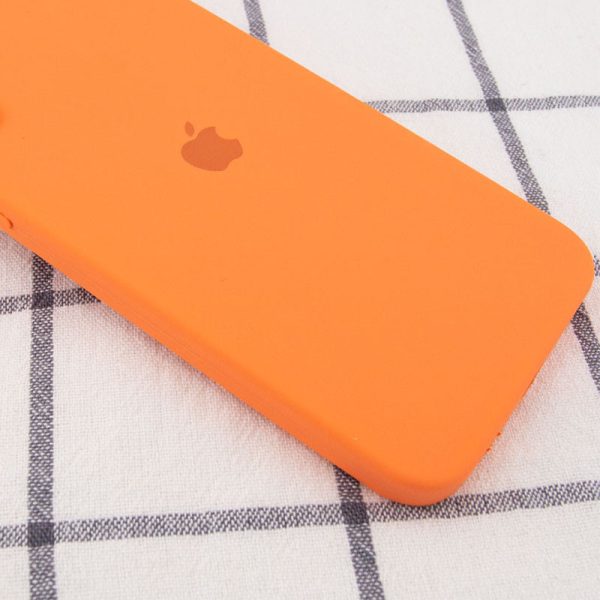 Чохол для iPhone 11 Помаранчевий Silicone Case Square Full Camera Protective - Зображення 2