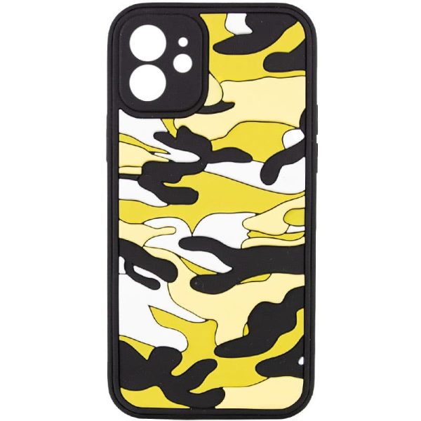 Чохол для iPhone 12 Жовтий TPU+PC Army Collection