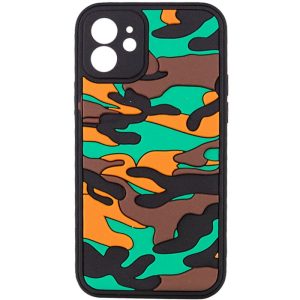 Чохол для iPhone 12 Коричневий TPU+PC Army Collection