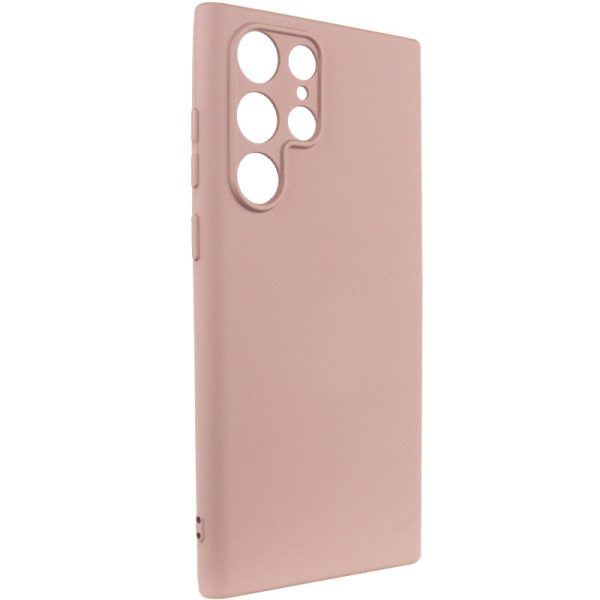 Чохол для Samsung Galaxy S22 Ultra Рожевий Silicone Cover Lakshmi Full Camera (A)