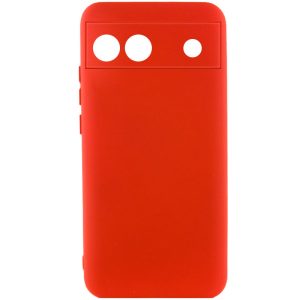 Чохол для Google Pixel 6a Червоний Silicone Cover Lakshmi Full Camera (A)