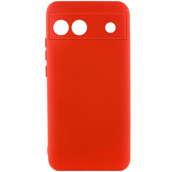 Чохол для Google Pixel 6a Червоний Silicone Cover Lakshmi Full Camera (A)