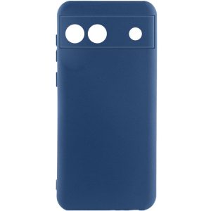 Чохол для Google Pixel 6a Синій Silicone Cover Lakshmi Full Camera (A)