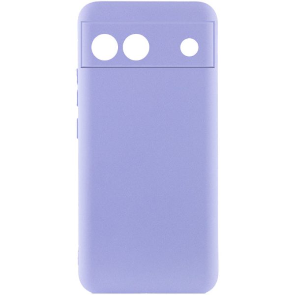 Чохол для Google Pixel 6a Фіолетовий Silicone Cover Lakshmi Full Camera (A)