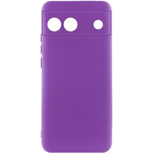 Чохол для Google Pixel 6a Фіолетовий Silicone Cover Lakshmi Full Camera (A)