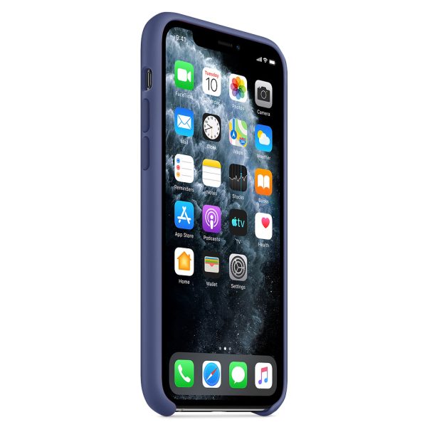 Чохол для iPhone 11 Pro Синій Silicone Case without Logo - Зображення 3