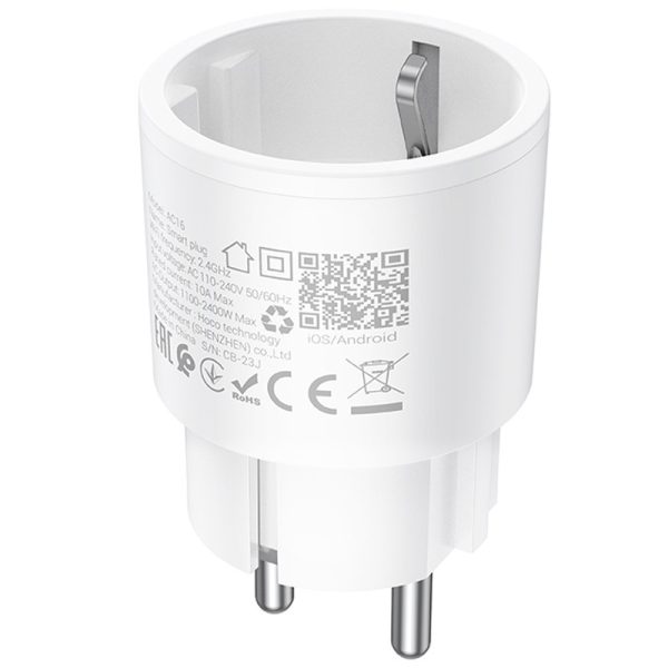 Зарядний пристрій Hoco AC16 Veloz smart socket - Зображення 5