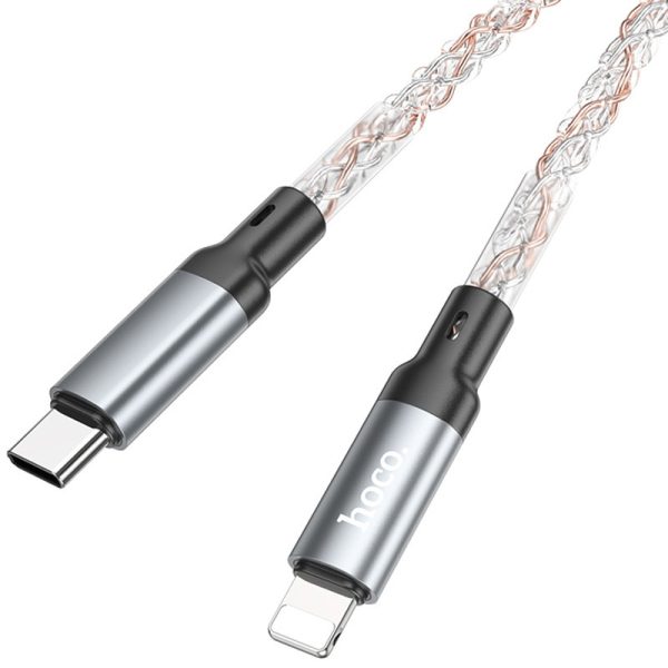 Дата кабель Hoco U112 Shine 20W Type-C to Lightning (1m) - Зображення 4