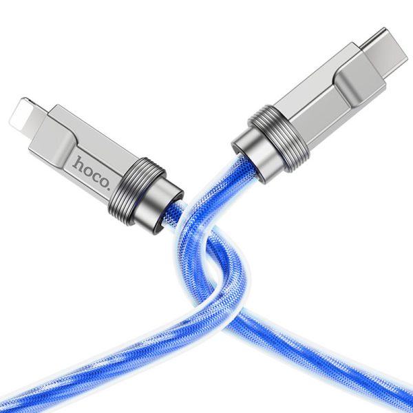 Дата кабель Hoco U113 Solid 20W Type-C to Lightning (1m) - Зображення 4