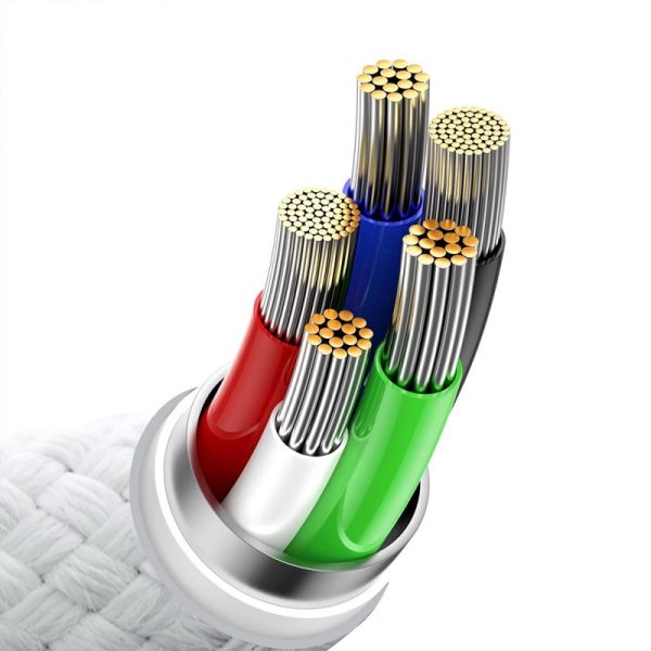 Дата кабель Baseus Glimmer Series Fast Charging Data Cable USB to Type-C 100W 1m (CADH00040) - Зображення 7