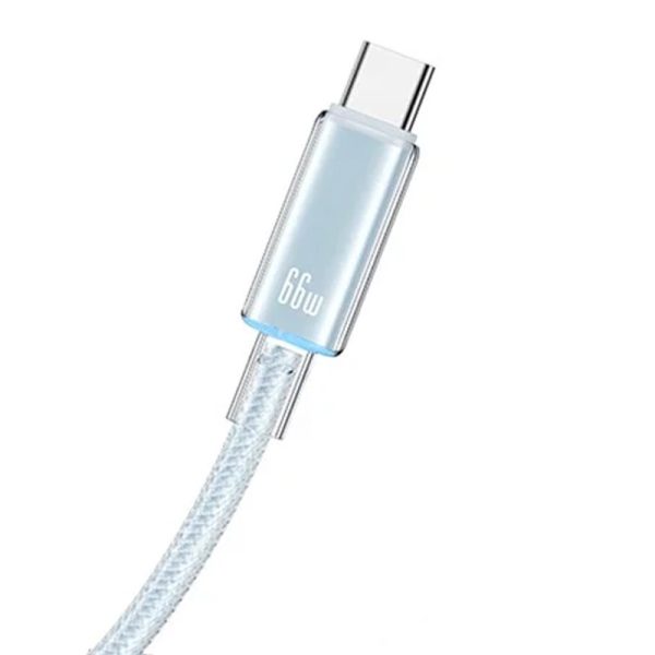 Дата кабель USAMS US-SJ660 Type-C to Type-C PD100W Cloud Series (1.2m) - Зображення 2