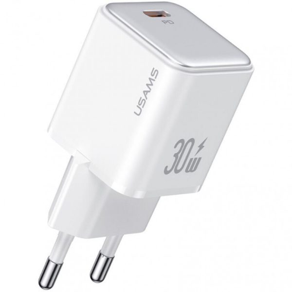 Зарядний пристрій Usams US-CC186 PD30W 1C + US-SJ610 Type-C to Lightning PD YX Series - Зображення 2