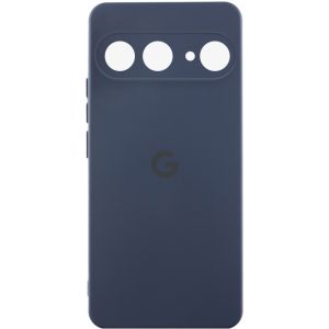 Чохол для Google Pixel 9 Синій Silicone Cover Lakshmi Full Camera with Logo
