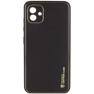 Шкіряний чохол для Samsung Galaxy A05 Чорний Xshield