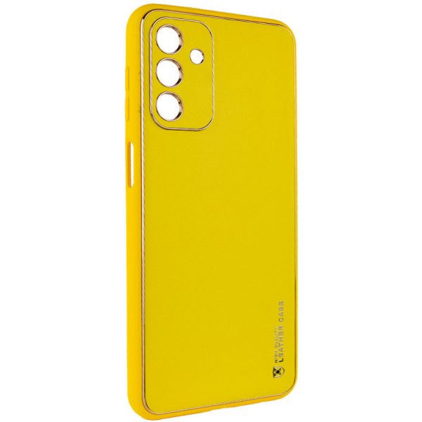Шкіряний чохол для Samsung Galaxy A05s Жовтий Xshield - Зображення 2