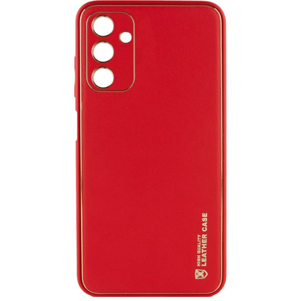 Шкіряний чохол для Samsung Galaxy A05s Червоний Xshield