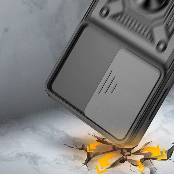Ударостійкий чохол для Samsung Galaxy A53 5G Чорний Camshield Serge Ring - Зображення 6