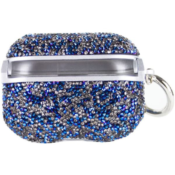 Чохол для навушників AirPods 4 Синій Bling World Rock Diamond - Зображення 2