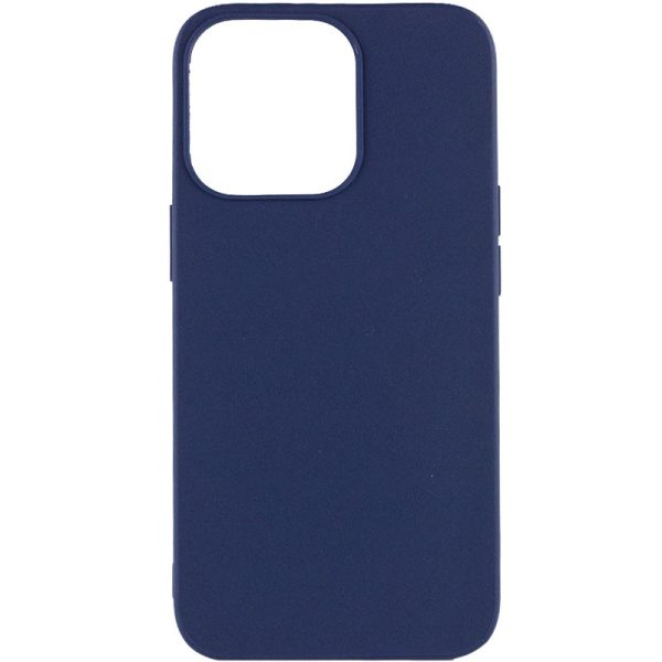 Силіконовий чохол для Apple iPhone 14 Pro Max Синій Candy