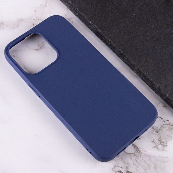 Силіконовий чохол для Apple iPhone 14 Pro Max Синій Candy - Зображення 3