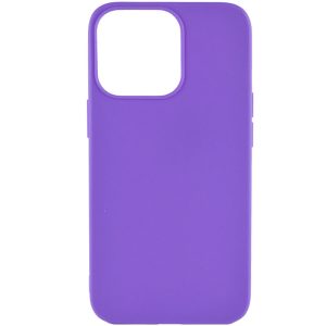 Силіконовий чохол для Apple iPhone 14 Pro Max Фіолетовий Candy