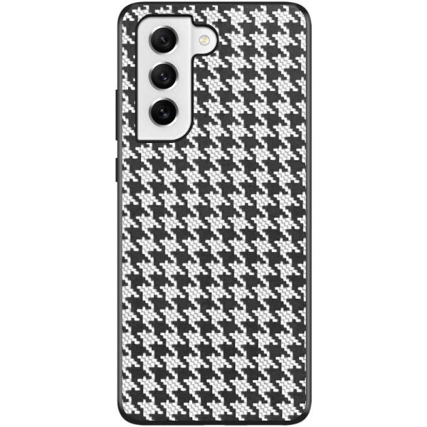 Чохол для Samsung Galaxy S21 FE Білий TPU+PC Grid