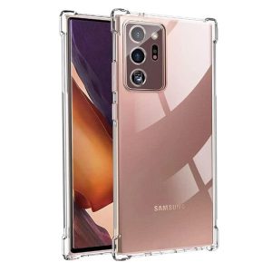 Чохол для Samsung Galaxy Note 20 Ultra Прозорий GETMAN Ease logo посилені кути Full Camera
