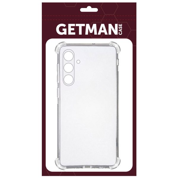 Чохол для Samsung Galaxy S25 Прозорий GETMAN Ease logo посилені кути Full Camera - Зображення 3