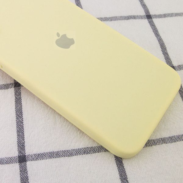 Чохол для iPhone 11 Pro Жовтий Silicone Case Square Full Camera Protective - Зображення 2