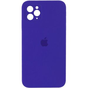 Чохол для iPhone 11 Pro Фіолетовий Silicone Case Square Full Camera Protective
