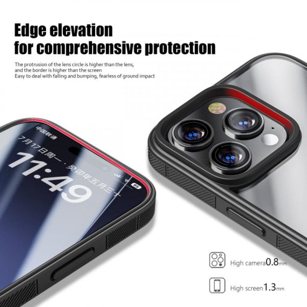 Чохол для iPhone 14 Pro Max Чорний TPU+PC Pulse - Зображення 3