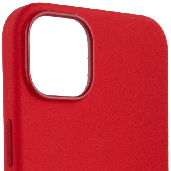 Чохол для iPhone 12 Pro Max Червоний Silicone case full with Magsafe - Зображення 3