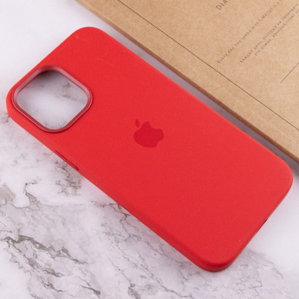 Чохол для iPhone 12 Pro / 12 Червоний Silicone case full with Magsafe and Animation - Зображення 7