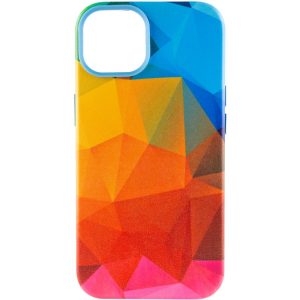Шкіряний чохол для Apple iPhone 14 Plus Червоний Colour Splash with MagSafe