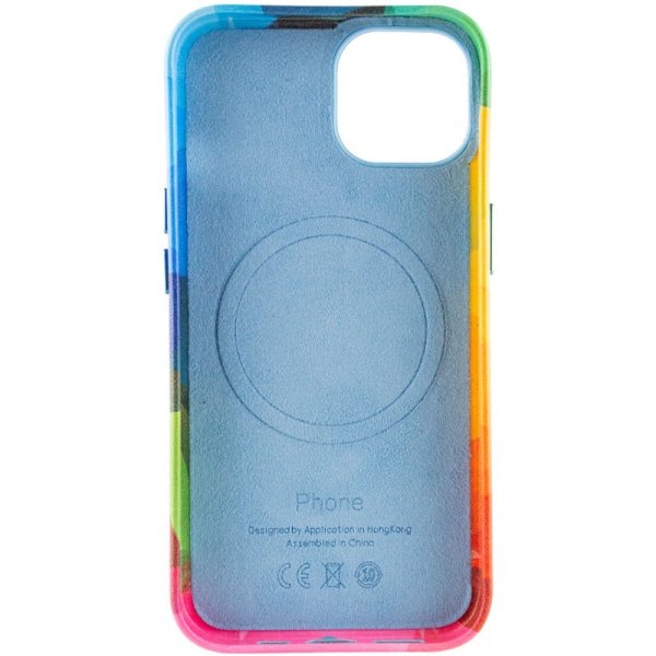 Шкіряний чохол для Apple iPhone 14 Plus Червоний Colour Splash with MagSafe - Зображення 4