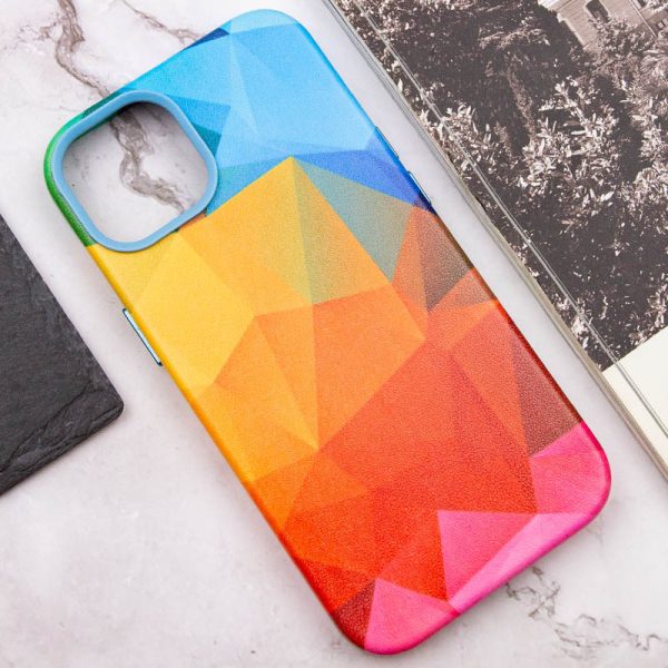 Шкіряний чохол для Apple iPhone 14 Plus Червоний Colour Splash with MagSafe - Зображення 5