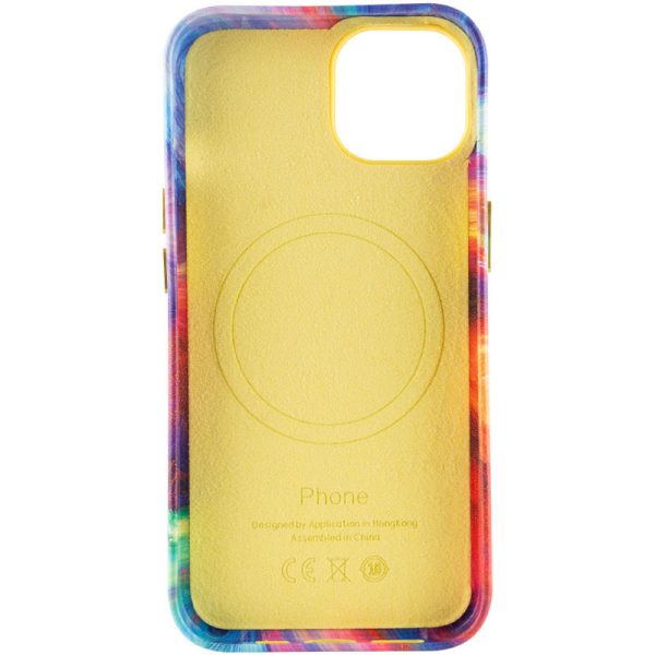 Шкіряний чохол для Apple iPhone 14 Plus Жовтий Colour Splash with MagSafe - Зображення 4