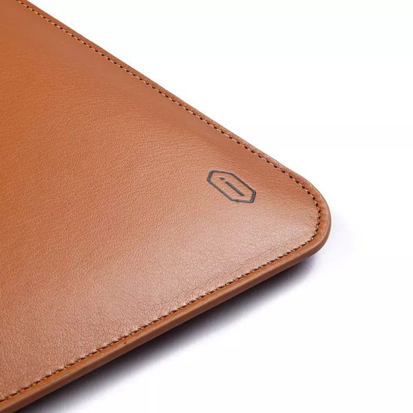 Чохол для ноутбука 13.3" з шутчної шкіри WIWU SKIN PRO Portable Stand Sleeve Коричневий - Зображення 3