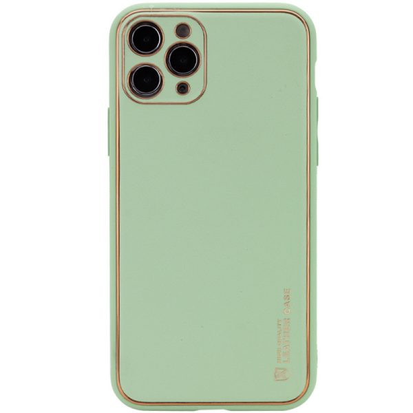 Шкіряний чохол для Apple iPhone 12 Pro Max Зелений Xshield
