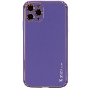Шкіряний чохол для Apple iPhone 12 Pro Max Фіолетовий Xshield