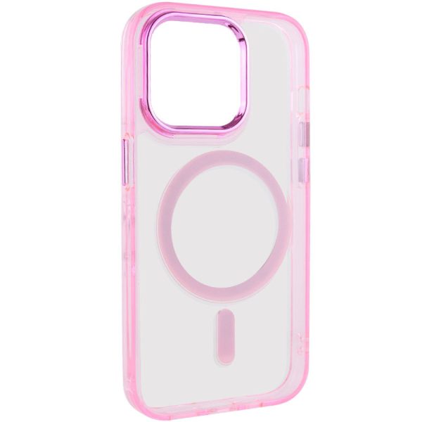 Чохол для iPhone 14 Pro Max Рожевий TPU Iris with MagSafe - Зображення 2