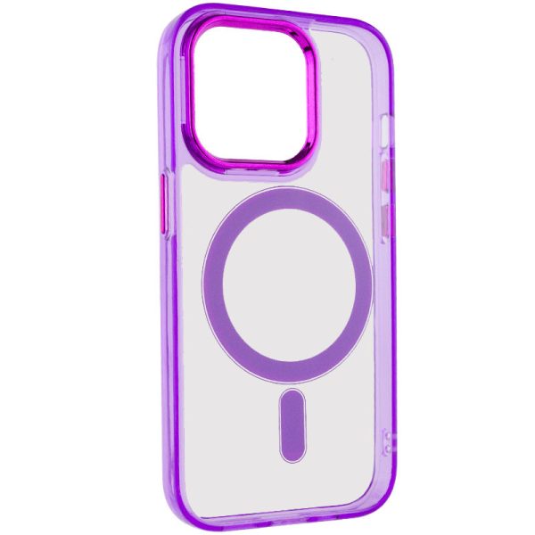 Чохол для iPhone 14 Pro Max Фіолетовий TPU Iris with MagSafe - Зображення 2