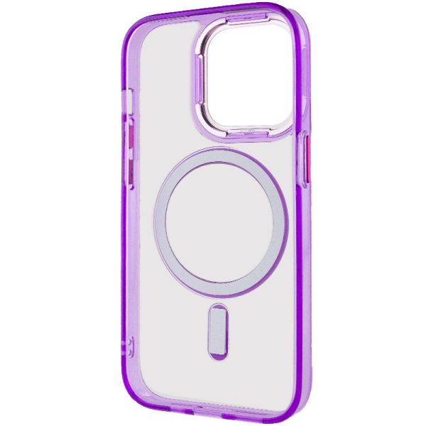 Чохол для iPhone 14 Pro Max Фіолетовий TPU Iris with MagSafe - Зображення 4