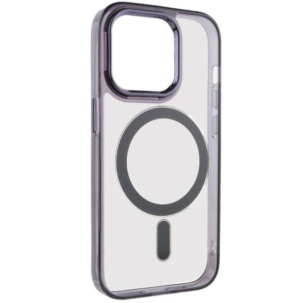 Чохол для iPhone 14 Pro Max Чорний TPU Iris with MagSafe - Зображення 2
