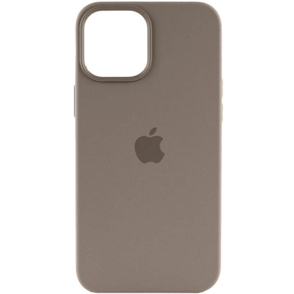 Чохол для iPhone 15 Коричневий Silicone case full with Magsafe and Animation - Зображення 2