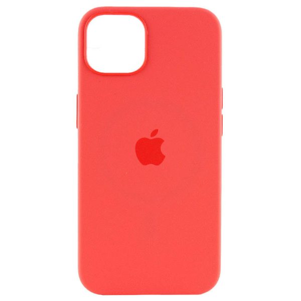 Чохол для iPhone 15 Червоний Silicone case full with Magsafe and Animation - Зображення 2