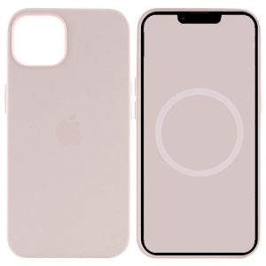 Чохол для iPhone 15 Plus Рожевий Silicone case full with Magsafe and Animation